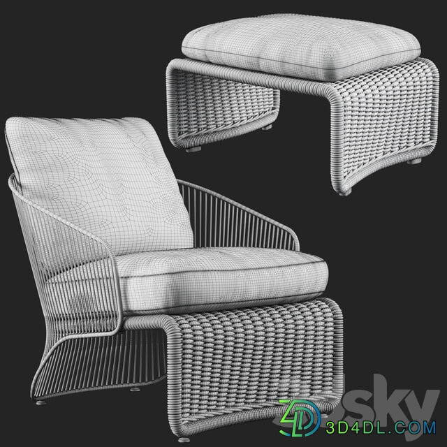 MINOTTI COLETTE outdoor armchair