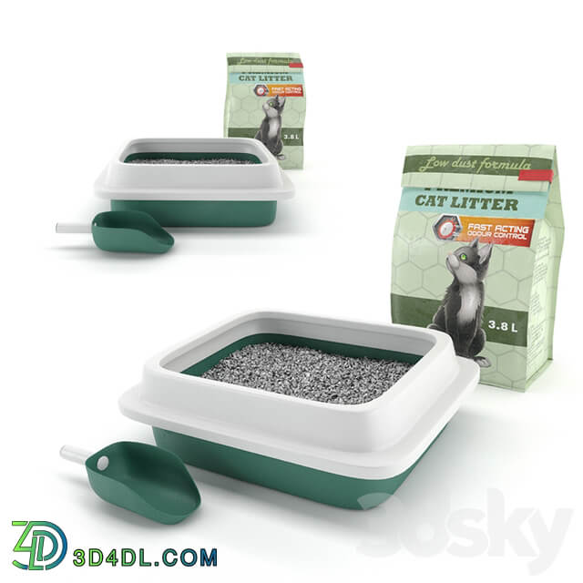 Other decorative objects Toilet for cats
