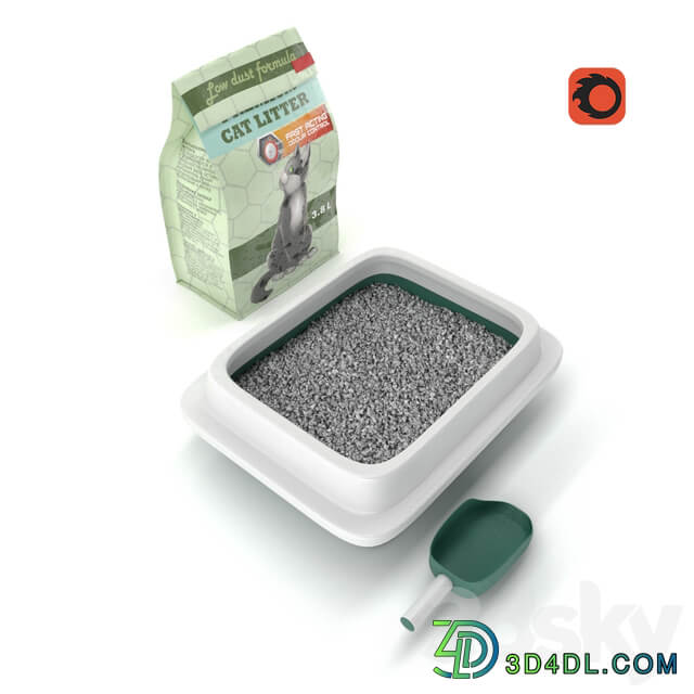 Other decorative objects Toilet for cats