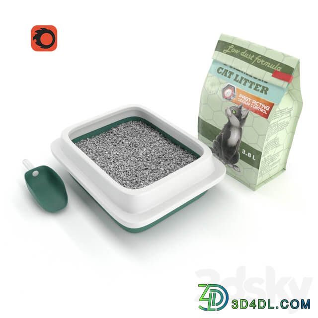 Other decorative objects Toilet for cats