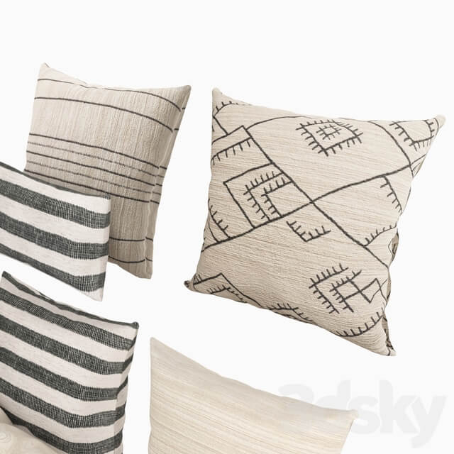Pillows Restoration Hardware Collection Moroccan Jacquard Chenille