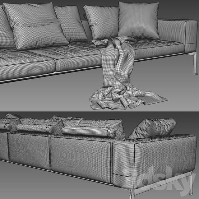 Flexform Lifesteel Sofa