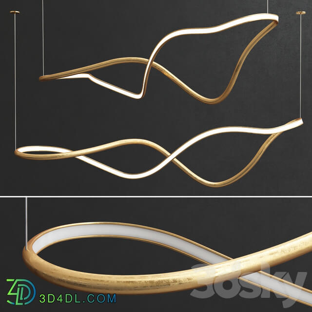 John Procario Freeform Series Light Sculpture IV Pendant light 3D Models