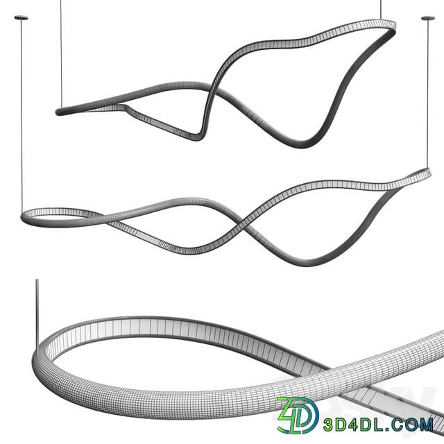 John Procario Freeform Series Light Sculpture IV Pendant light 3D Models