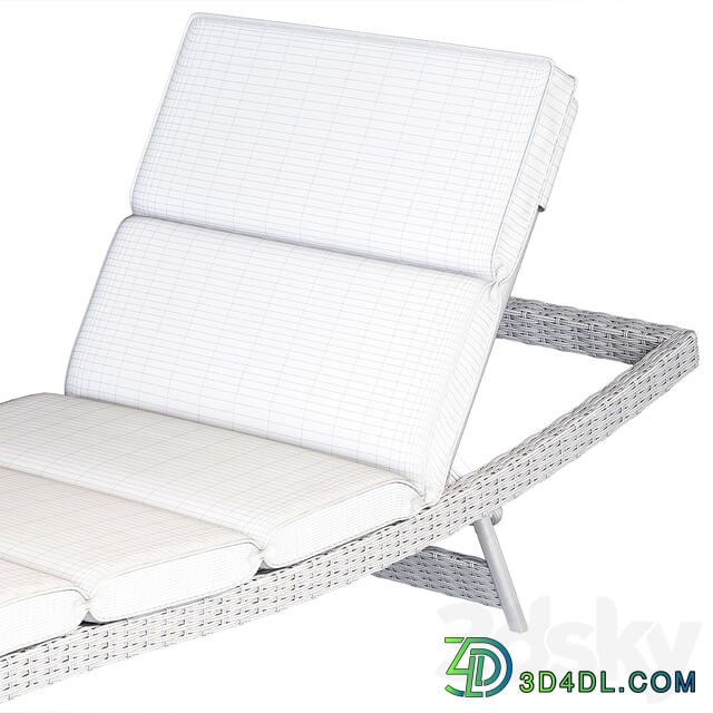 Brown Fortenberry Reclining Chaise Lounge with Cushion
