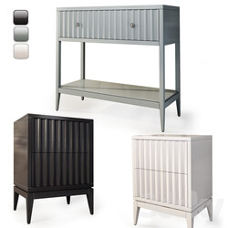 Dresser console and bedside table Austin. Console nightstand by Dantone Home Console 3D Models 
