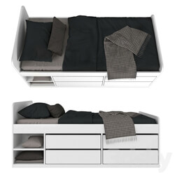 Kids bed Ikea Slakt v03 3D Models 