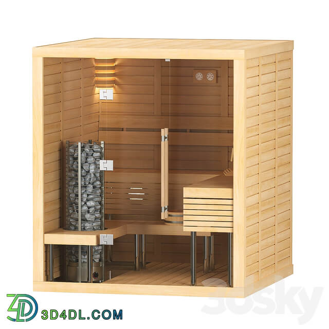 Miscellaneous Finnish sauna Sawo Glass Front