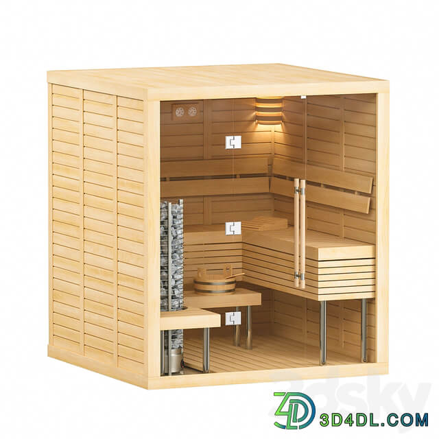 Miscellaneous Finnish sauna Sawo Glass Front