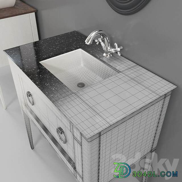 Sideboard with sink PLAZA Classic. Kerama Marazzi.