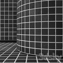 black mosaic 
