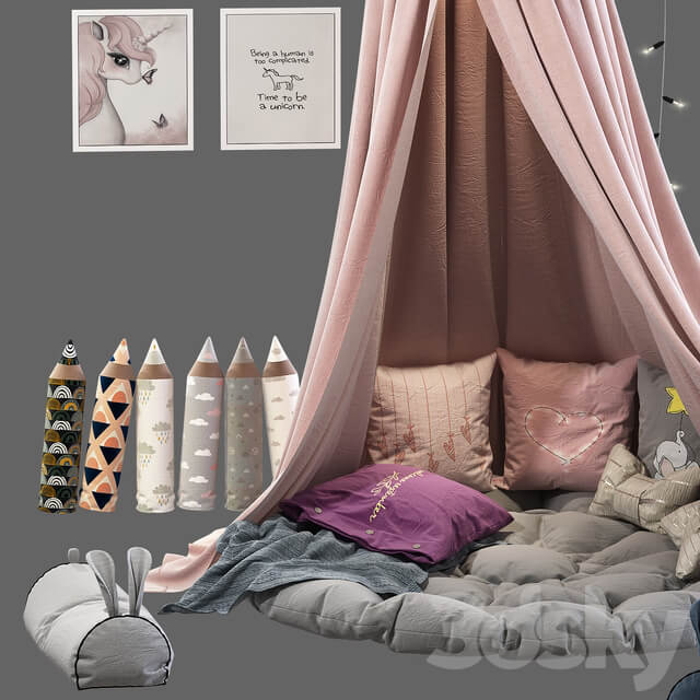 Miscellaneous Children 39 s canopy with decor