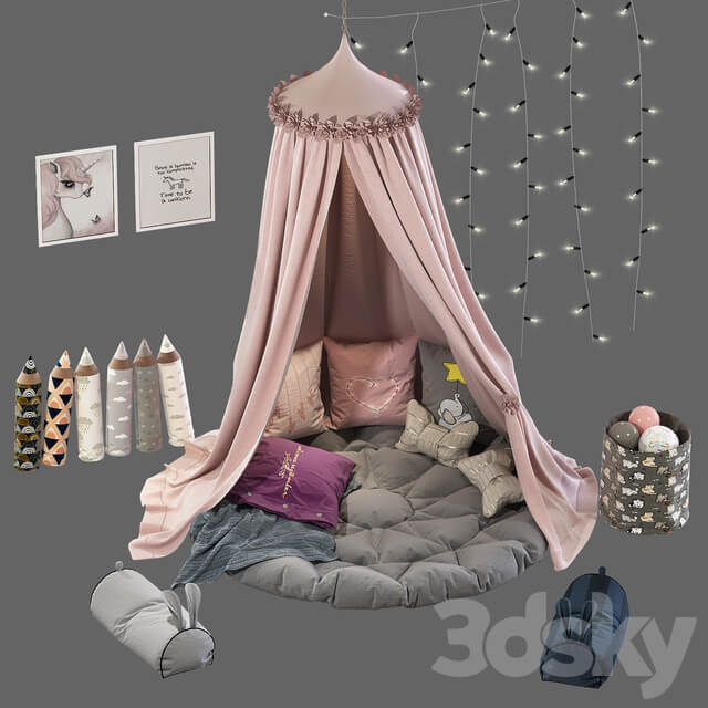 Miscellaneous Children 39 s canopy with decor