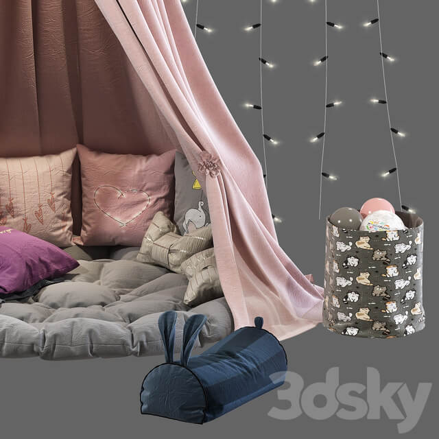 Miscellaneous Children 39 s canopy with decor