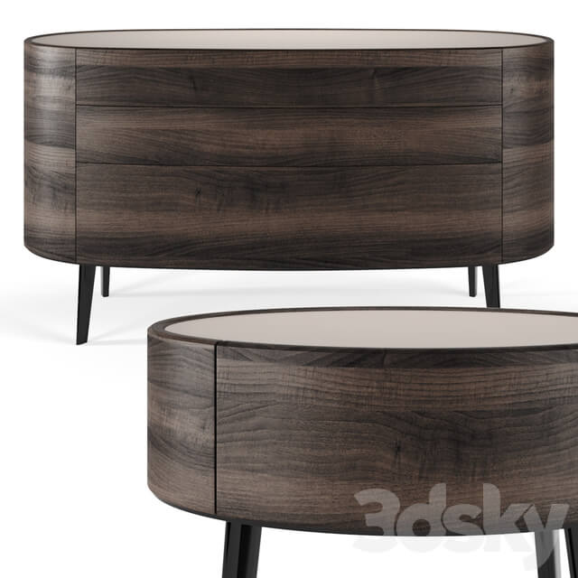 Sideboard Chest of drawer Poliform KELLY by Emmanuel Gallina