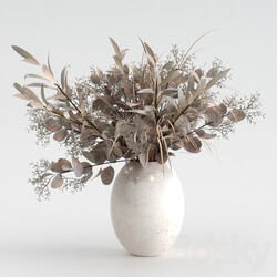 Bouquet of dried flowers 