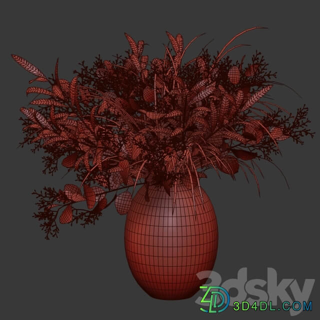 Bouquet of dried flowers