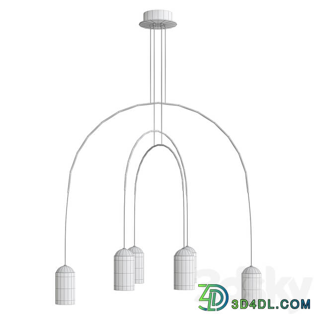Gerhort Chandelier No. 54 Pendant light 3D Models