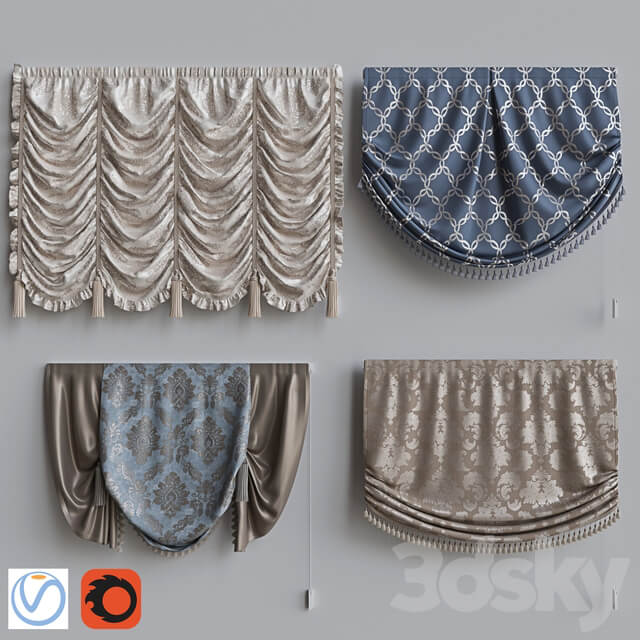 Set of Roman Curtains 5
