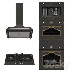 Smeg Cortina Black 