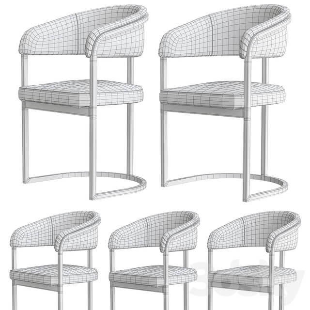 Chair Modern gold