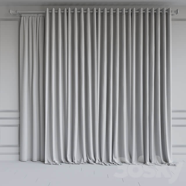 Set of portieres 43. Beige scale