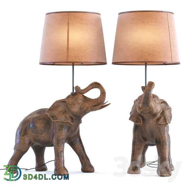 TABLE LAMP ELEPHANT SAFARI KARE DESIGN