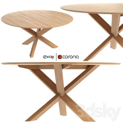 Mikado Round Dining Table R160 Cm by Industry West 