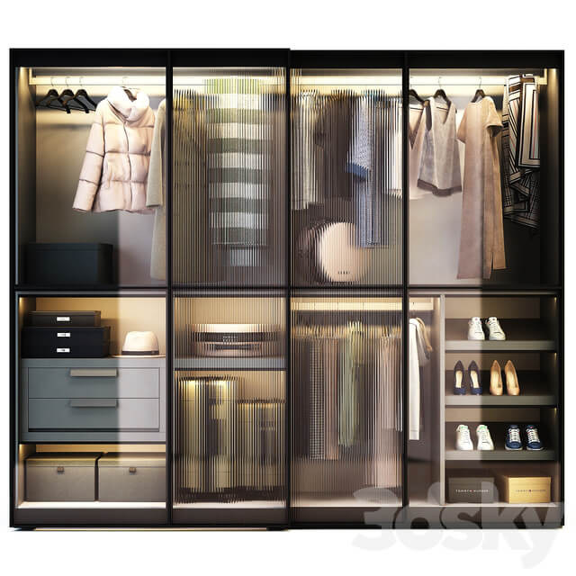 Wardrobe Display cabinets Novamobili Layer Wardrobe