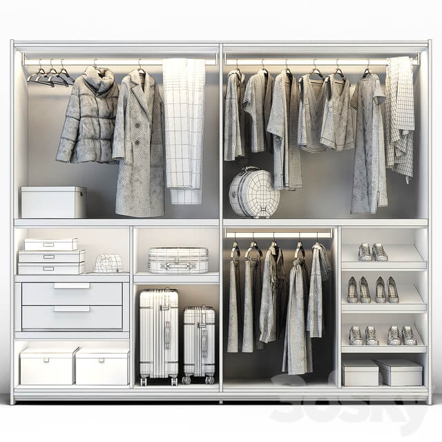 Wardrobe Display cabinets Novamobili Layer Wardrobe