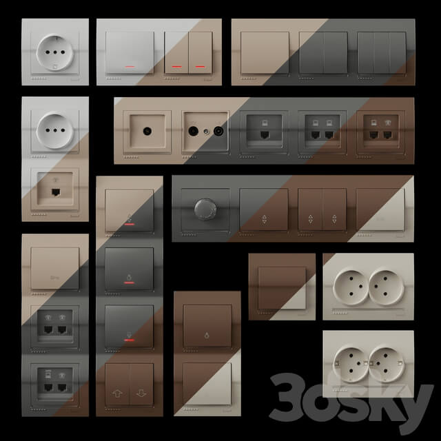 Miscellaneous Sockets and switches Lezard Deriy