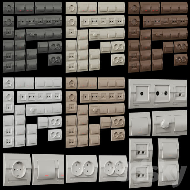 Miscellaneous Sockets and switches Lezard Deriy