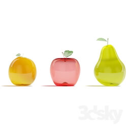 Other decorative objects Glass fruits 
