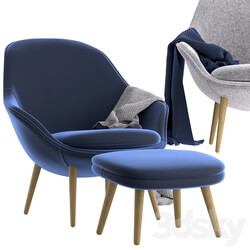 Boconcept Adelaide living chair Adelaide footstool 