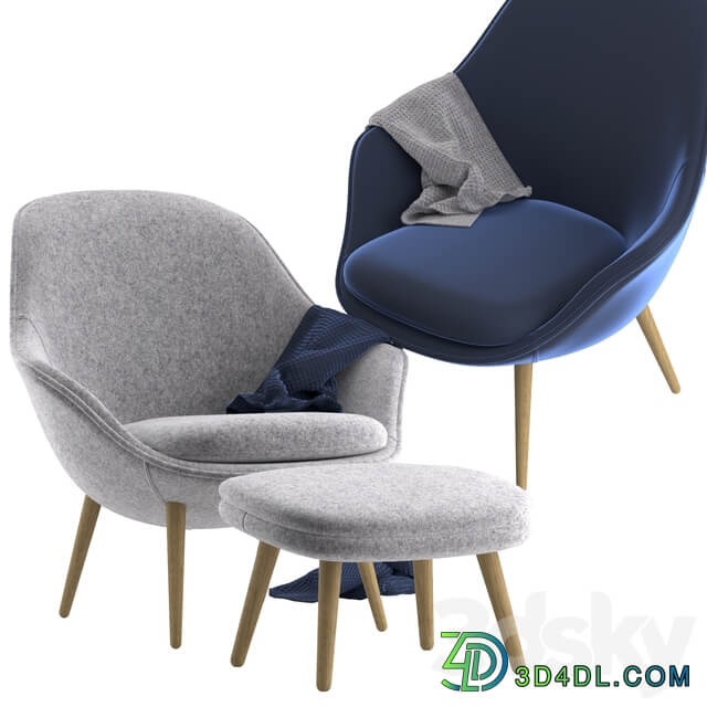 Boconcept Adelaide living chair Adelaide footstool