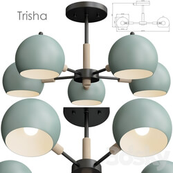 Freya Trisha Fr5032 Cl 05 B Pendant light 3D Models 