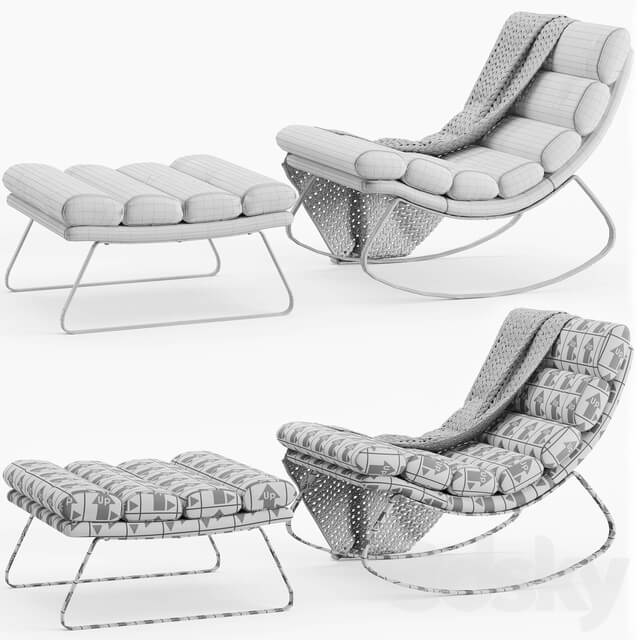 Cierre imbottiti monet armchair