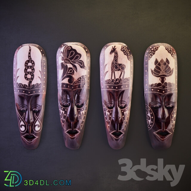 Other decorative objects Mask carving art. 2ML3