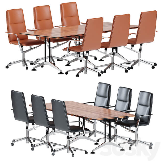 Wilkhahn logon table sola chair
