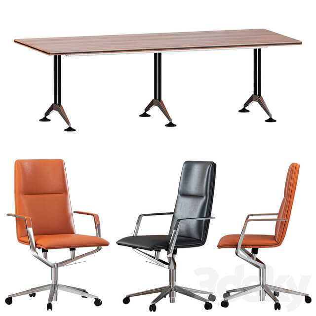 Wilkhahn logon table sola chair
