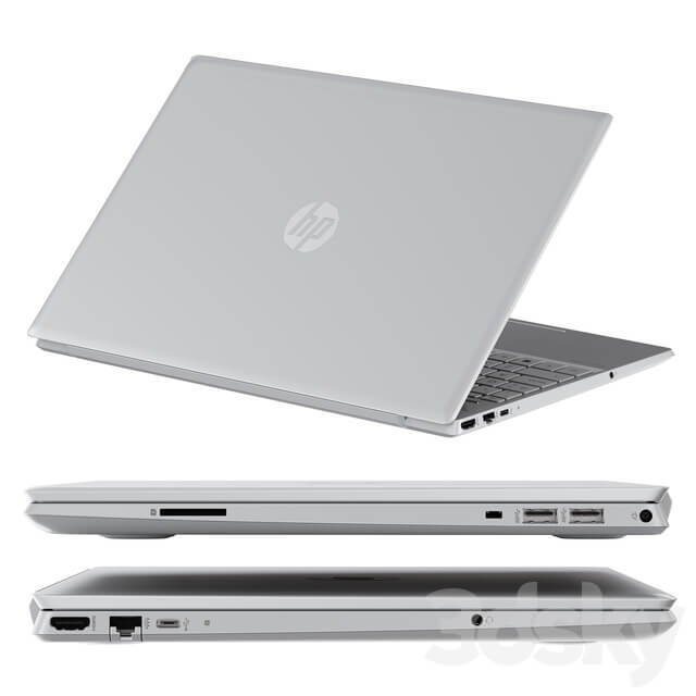hewlett packard pavilion 15 laptop PC other electronics 3D Models