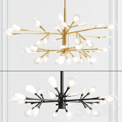 LED Acrylic Pendant Light Scandinavian Design Pendant light 3D Models 