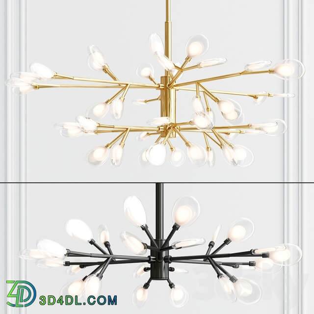 LED Acrylic Pendant Light Scandinavian Design Pendant light 3D Models