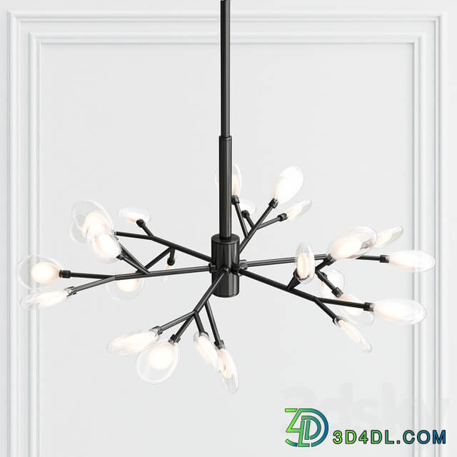 LED Acrylic Pendant Light Scandinavian Design Pendant light 3D Models