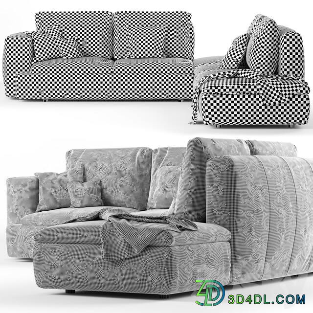 Corner sofa Eclectico Comfort