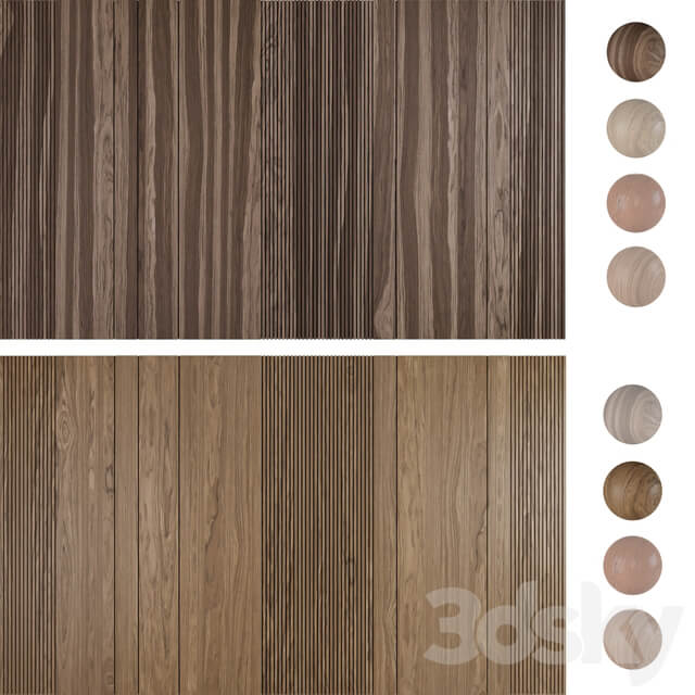 Wood panel set 3
