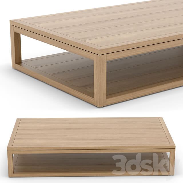 RH Outdoor Capri coffee table