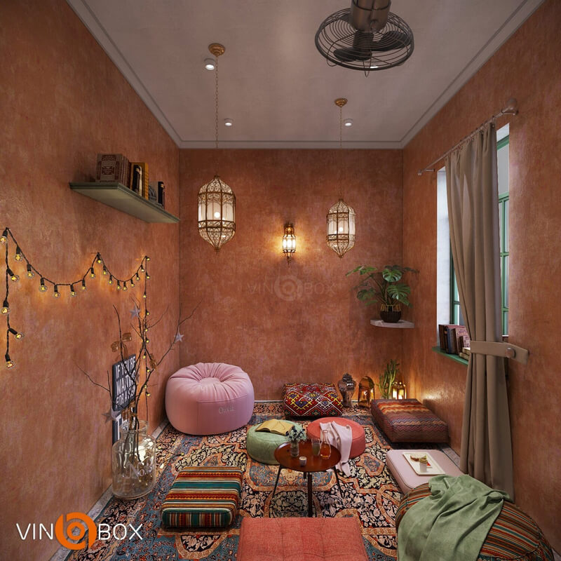  Coffee Room Interior by Van Le