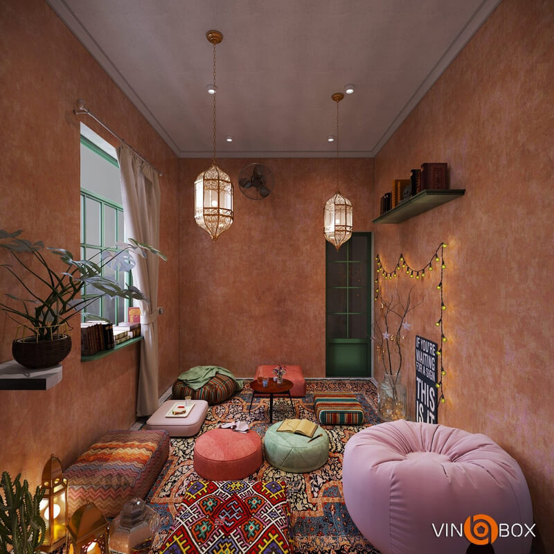  Coffee Room Interior by Van Le
