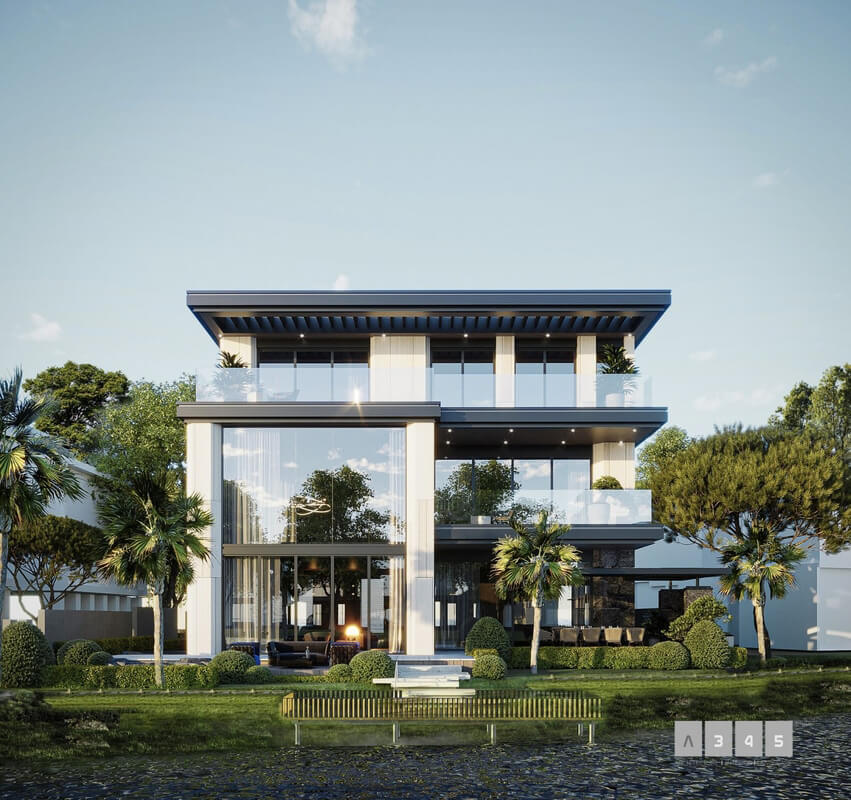 13373. 3D House Exterior Model Download By Truong Cong